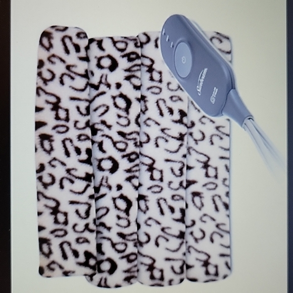 Sunbeam Bedding Sunbeam Cheetah Print Fleece Heated Throw 3 Heat